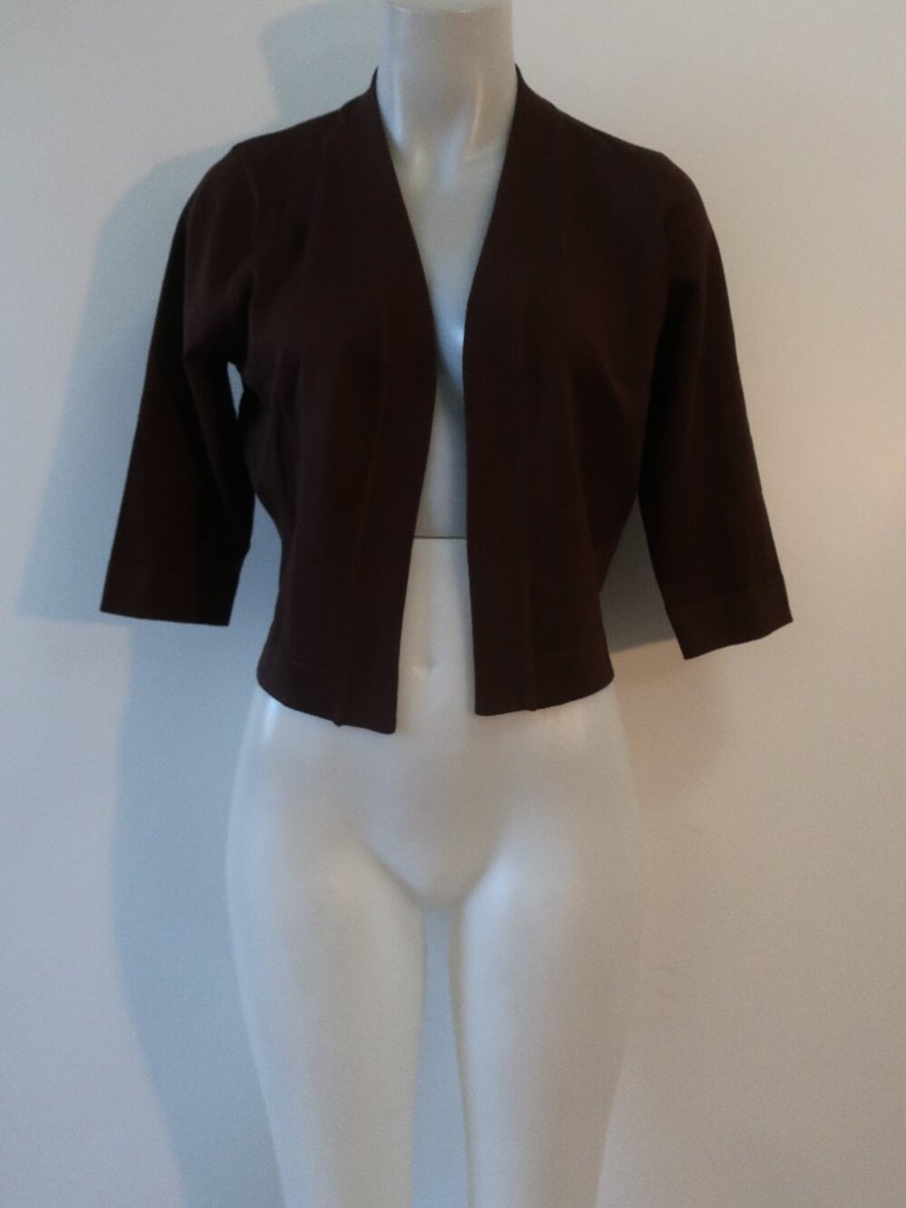 NWT Womens Urban Coco Brown Open Cardigan Sweater S
